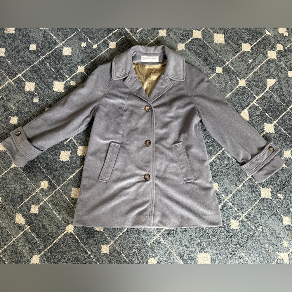 Vintage Wellington Kashmiracle Women's Gray Pea Coat